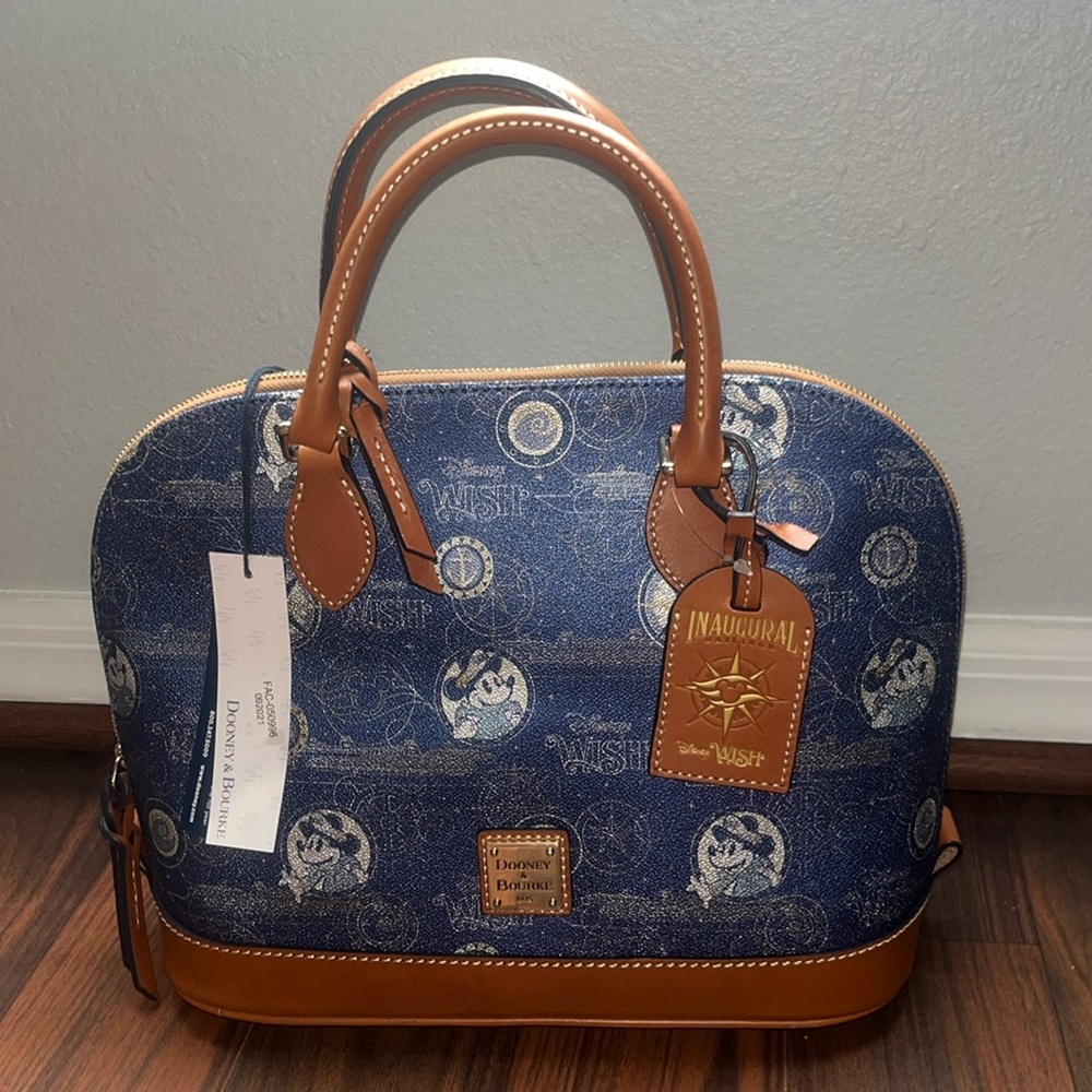 Disney Cruise Line Dooney & Bourke Inaugural Wish Purse NEW with tags